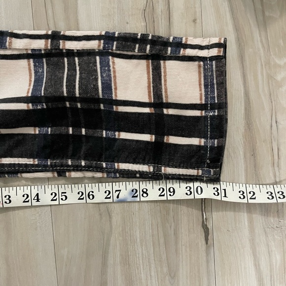 Free people plaid corduroys - Picture 7 of 8